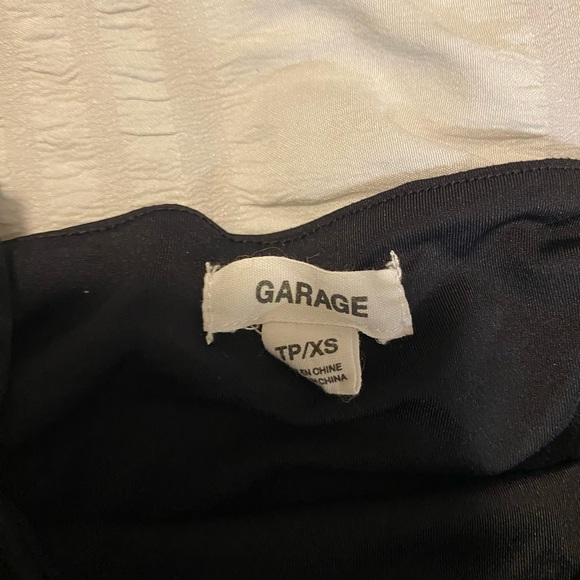 Garage Black Crop Top - Picture 2 of 3